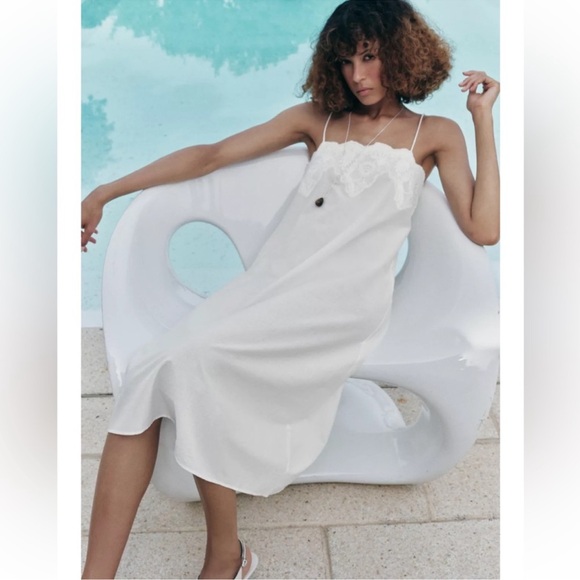 Zara Other - 🎁Zara Women Collection Embroidered Cotton Dress🎁